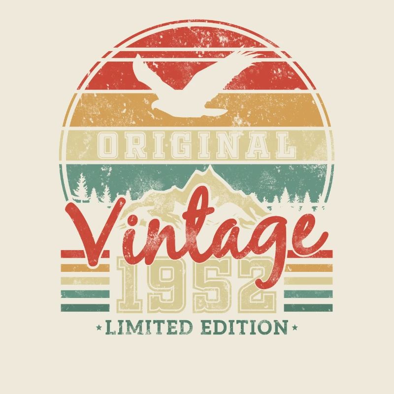 1952 Vintage Birthday Retro