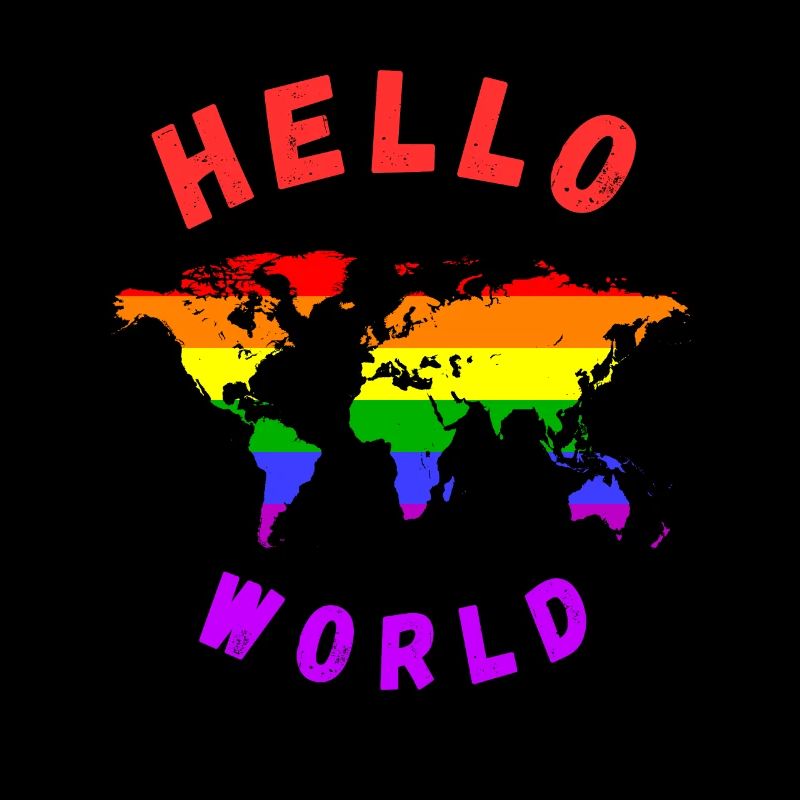 Human Rights Hello World Gifts for LGBT