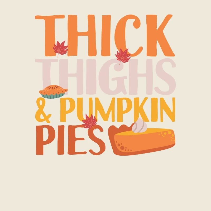 Thick thighs and pumpkin pie Thanksgiving