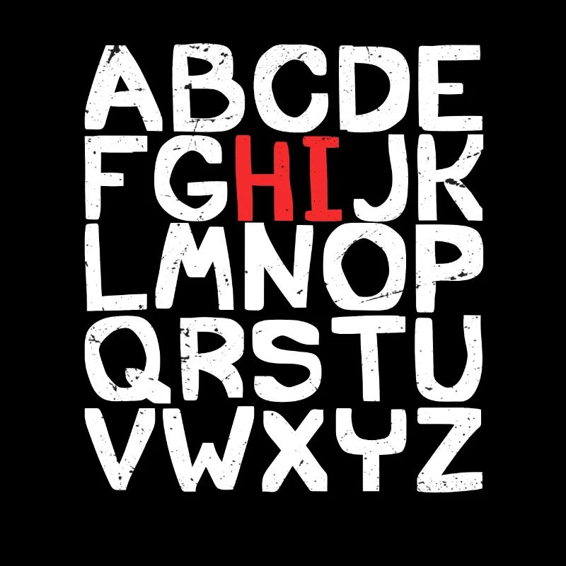 Funny Pre K Kindergarten Hi Alphabet Back To Schoo