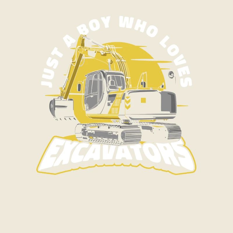 Just A Boy Who Loves Excavators Duty cycle crawler crane