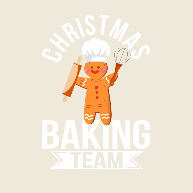 Christmas Bakery Team Funny Gingerbread Man