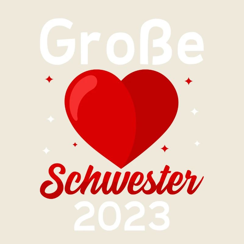 Schwester 2023 Geschenk Kinder