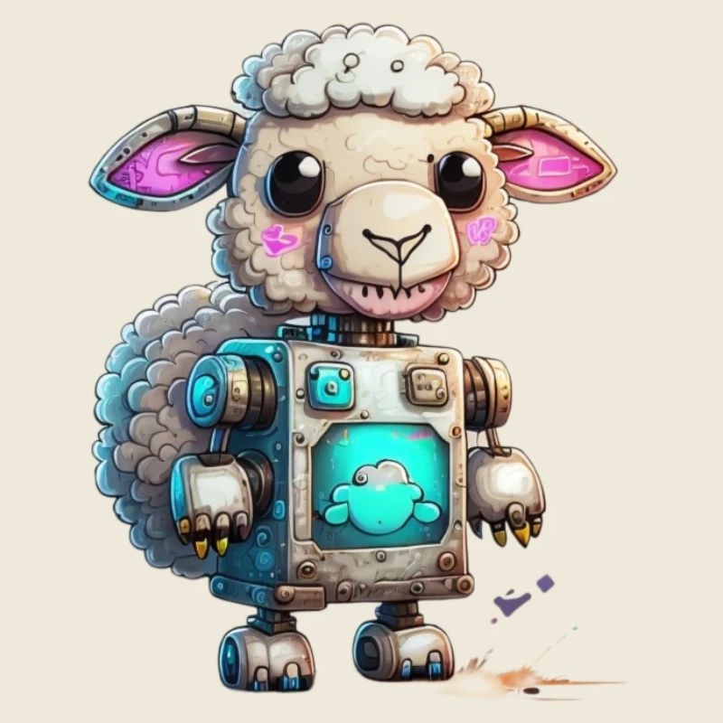 Roboter Schaf