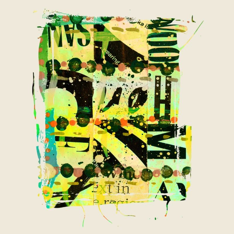 Newspaper Clips Scrapbook Magazines Alphabet Code