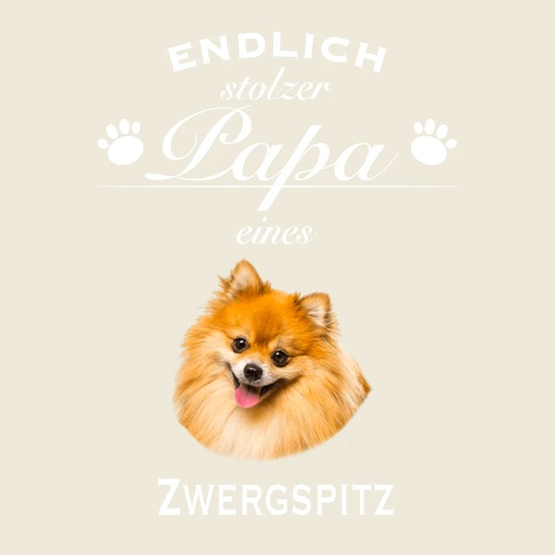 Endlich stolzer Papa - Zwergspitz