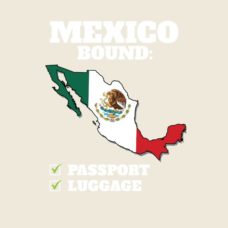 Mexique Voyage à la campagne Drapeau mexicain Vacances