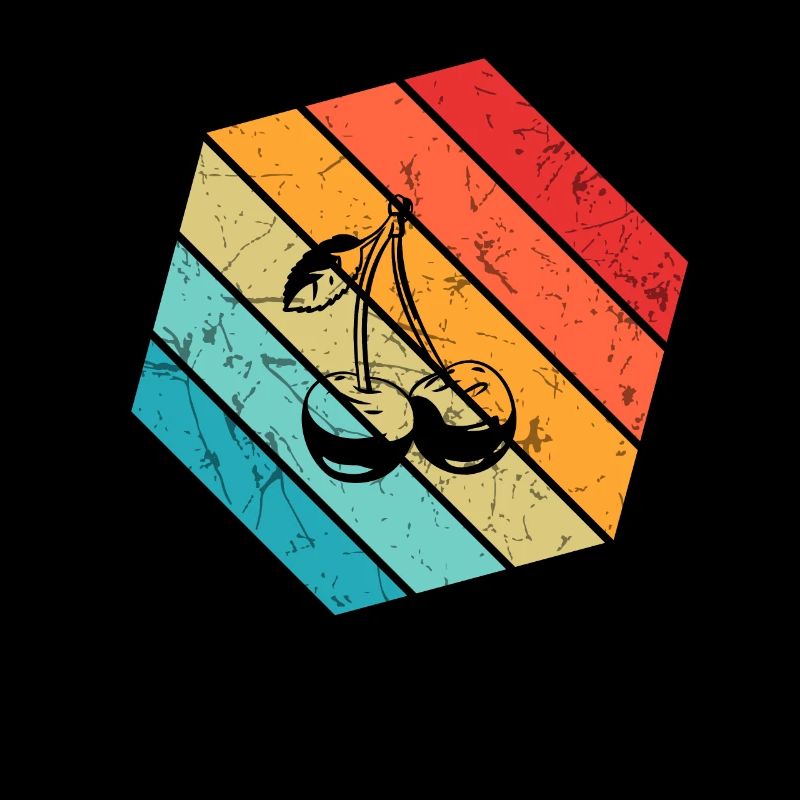 Cherry Retro Fruit Fruit Cherries