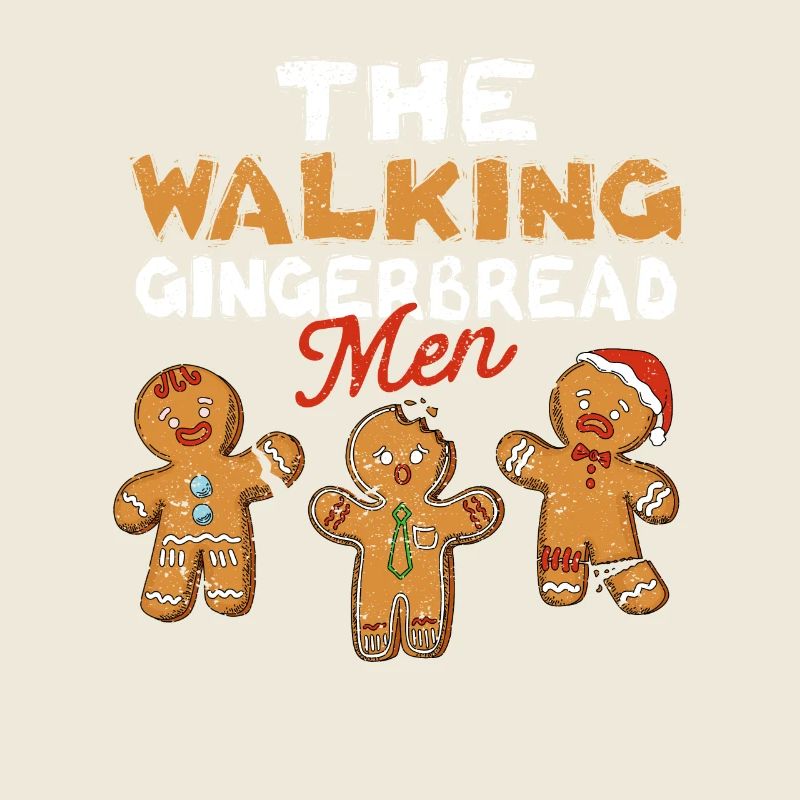The Walking Gingerbread Men Xmas Cookie Baking