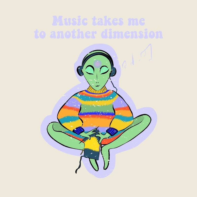Musik Bringt Mich In Eine Andere Dimension Ufo