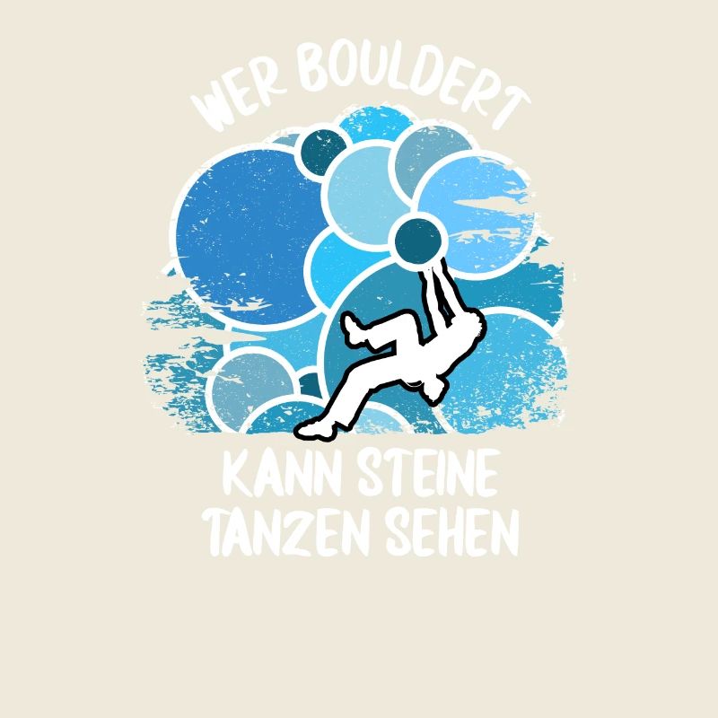 Vintage Bouldern Boulderer Klettern Kletterer