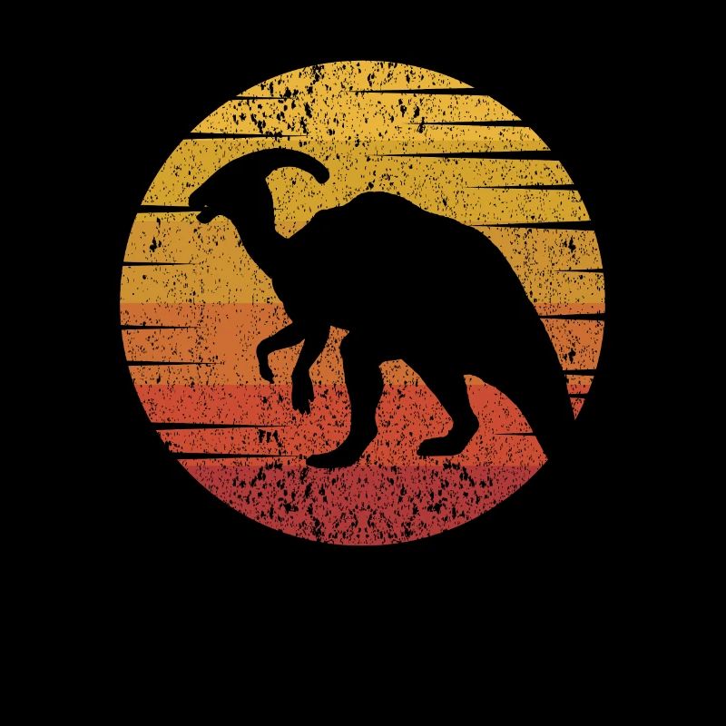Rétro Parasaurolophini Dinosaur Lover
