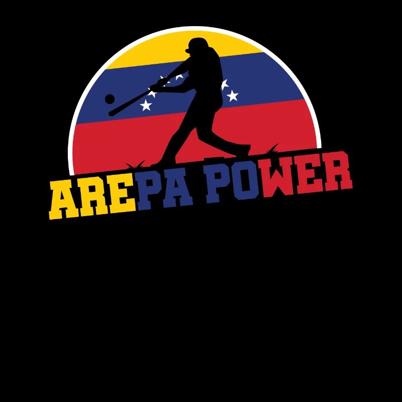 Venezuela Baseball Arepa Power Baseball Player