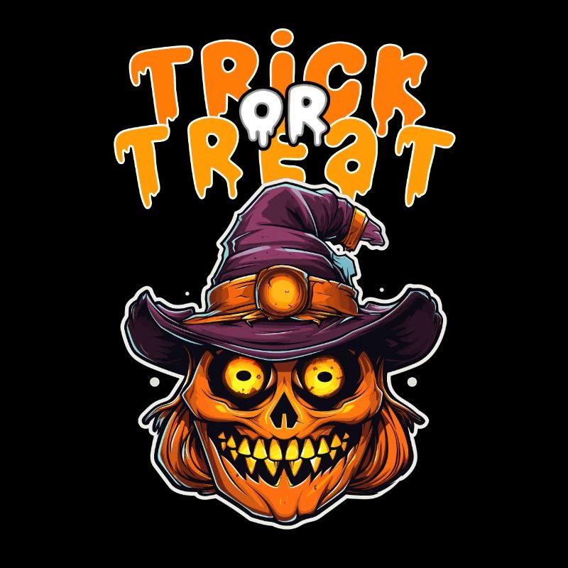 Halloween Design Squelette effrayant