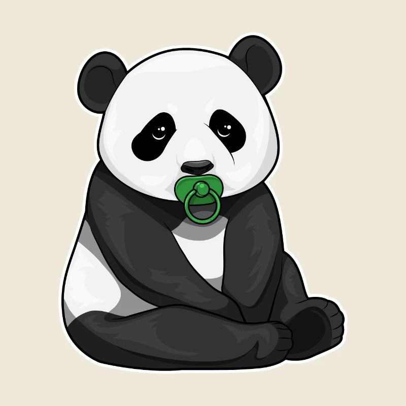 Tétine pour bébé panda