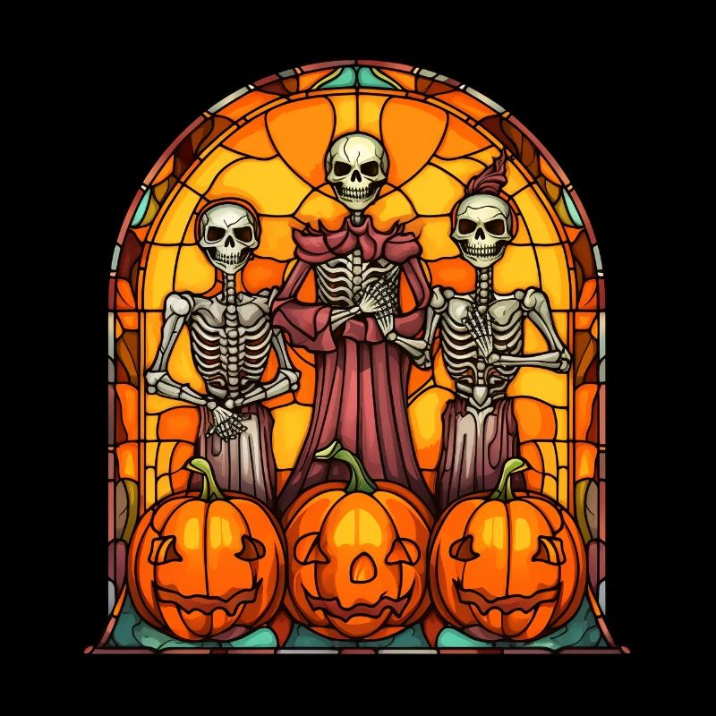 Vitrail d’Halloween