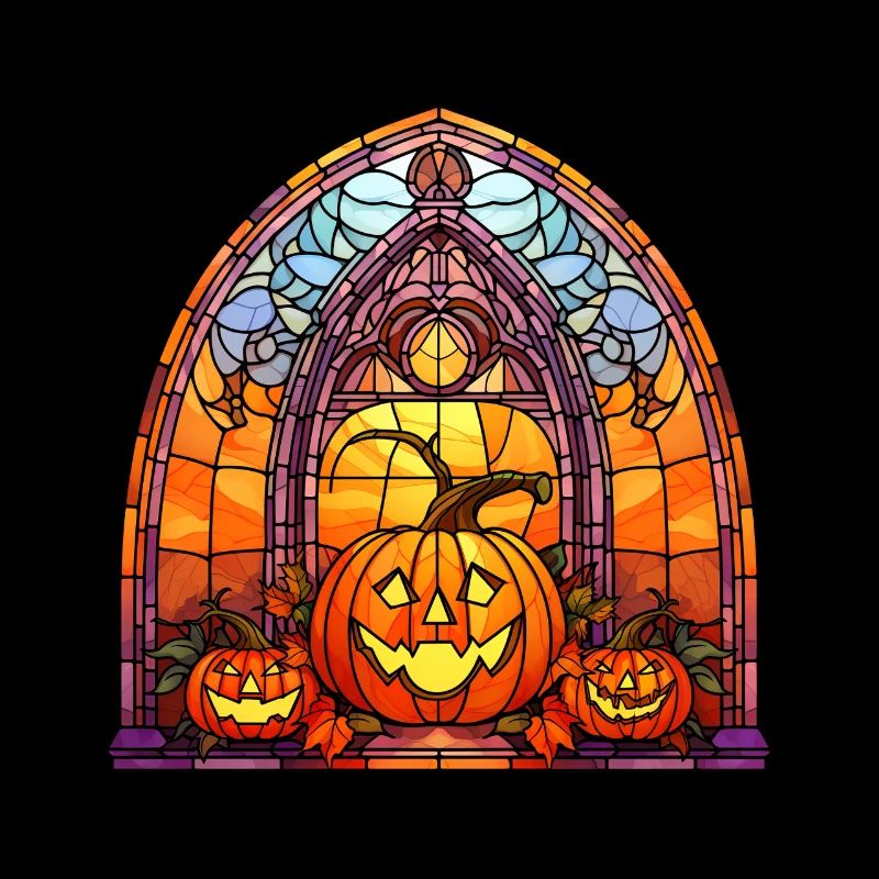 Vitrail d’Halloween