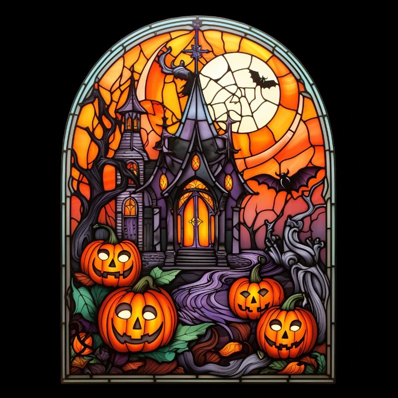 Vitrail d’Halloween