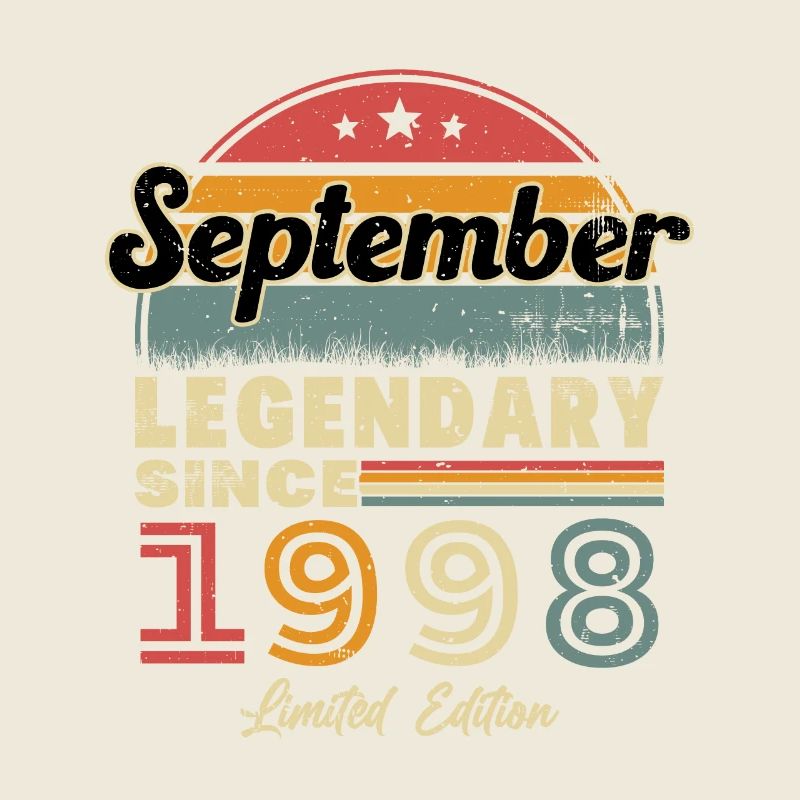 Vintage Retro September 1998 Geburtstagsgeschenk
