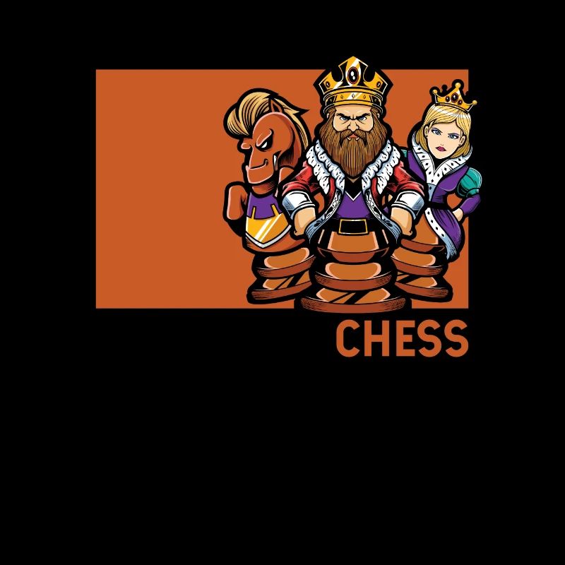 Chess Doodle Chinese Hanzi Queen Player