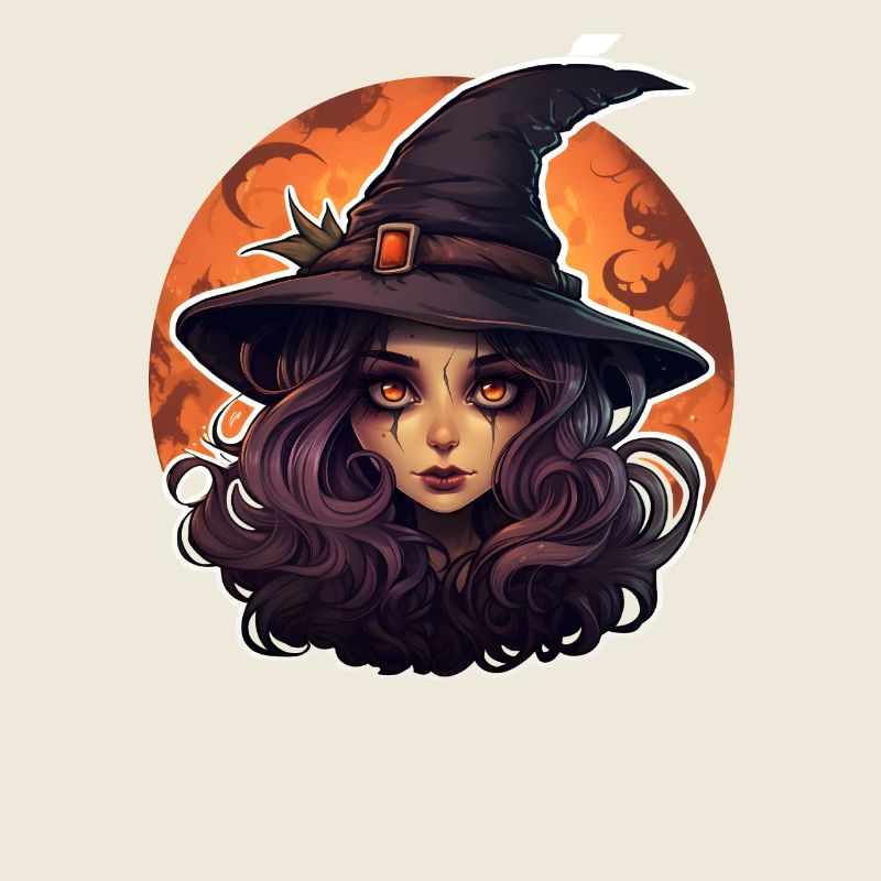 Sorcière Halloween mignonne