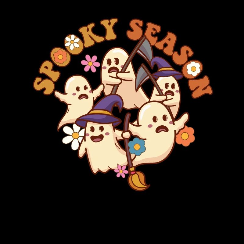 Halloween Spooky Season Boo Ghost Grim Reaper