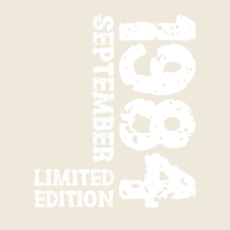 1984 Septembre Edition Limitée 39th Birthday Deco