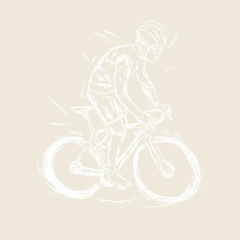 Cyclist Drawing