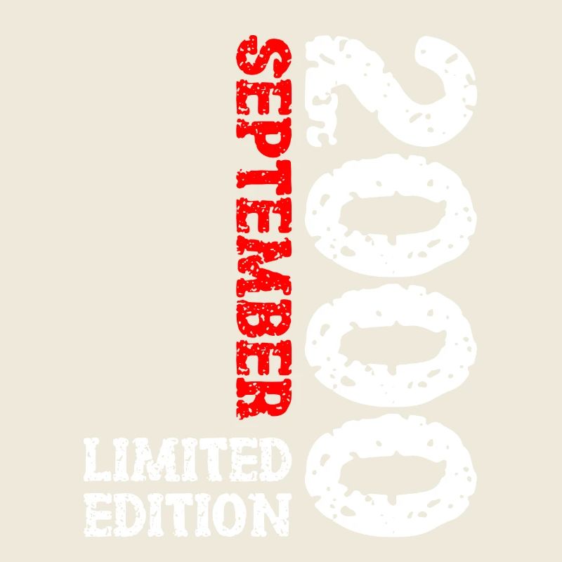 2000 Septembre Édition Limitée 23rd Birthday Deco