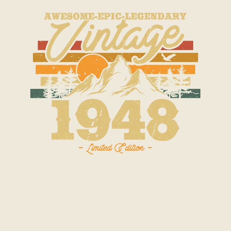 Millésime 1948 Cadeau - 75/76 ans