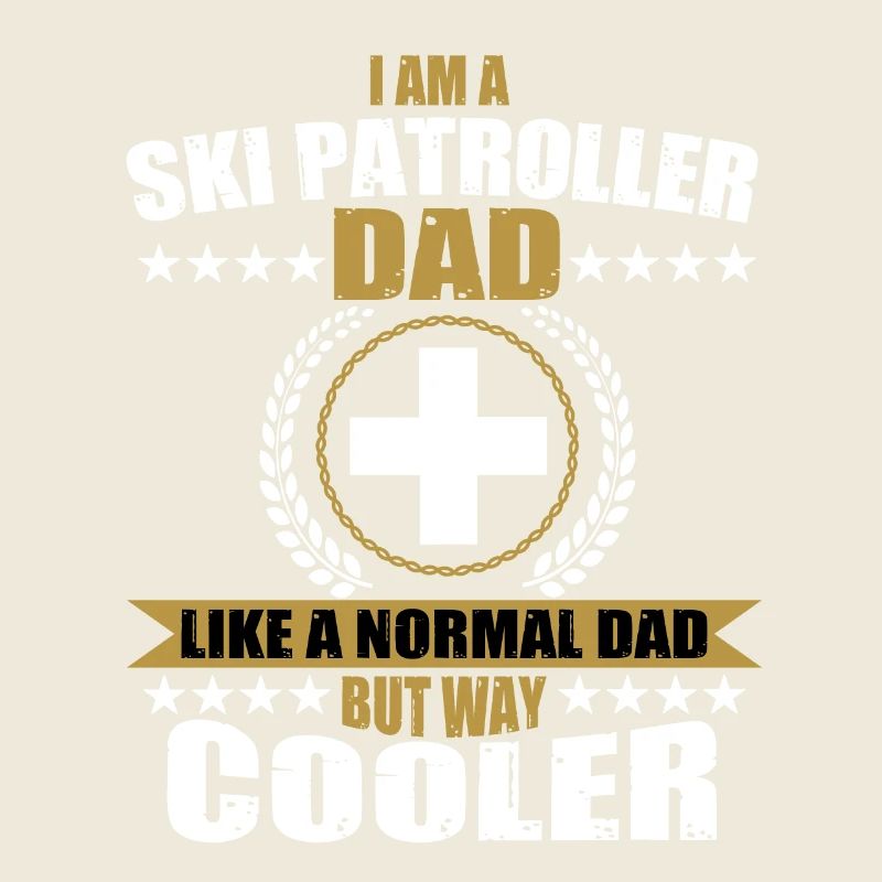 Drôle de skipatroller Papa Slopes Urgence