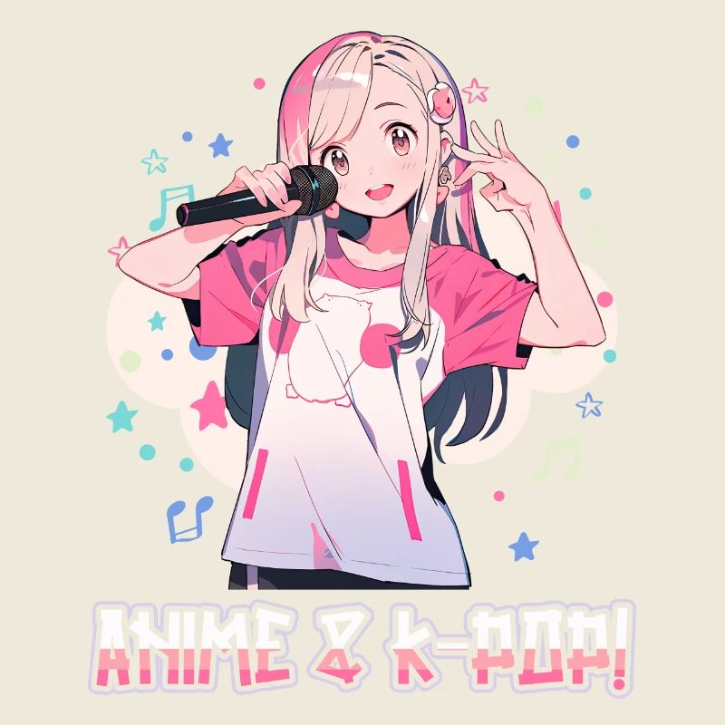 Anime and K-Pop Korean Pop Music Kpop
