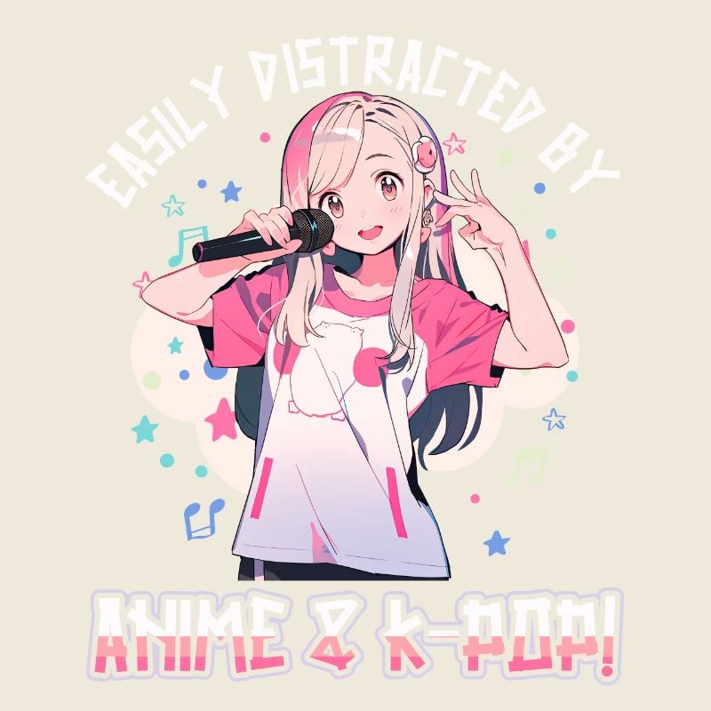 Easily distracted by Anime and K-Pop