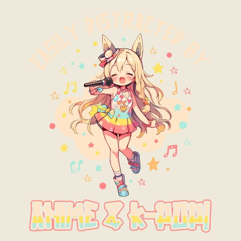 Easily distracted by Anime and K-Pop