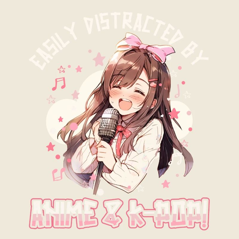 Easily distracted by Anime and K-Pop