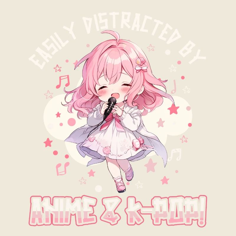 Easily distracted by Anime and K-Pop