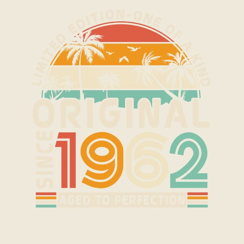 Geburtstagsgeschenk Vintage 1962 61-62 Jahre