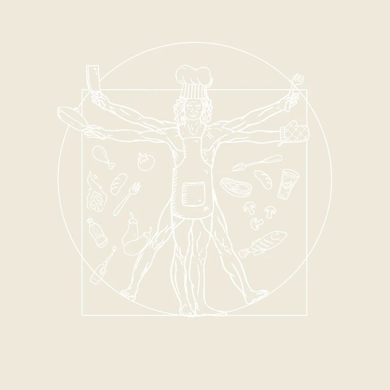 Chefkoch Vitruvian Da Vinci Lustig Kochen Chefkoch