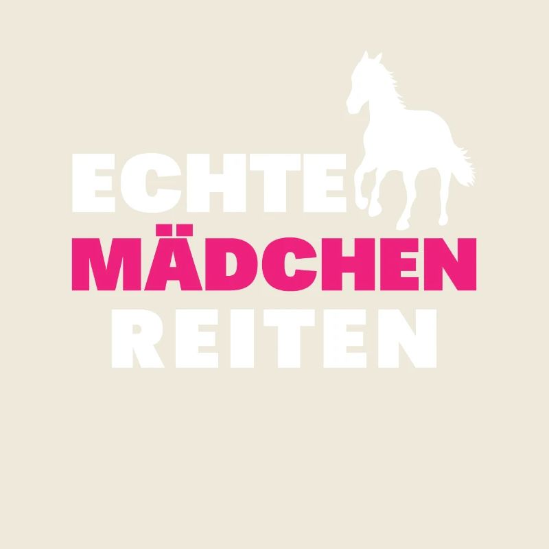 Echte mädchen reiten