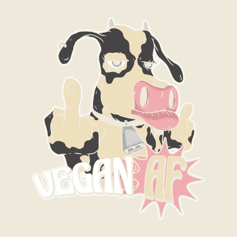 Vegan AF à base de plantes Végétalien Végétalien Végétarien