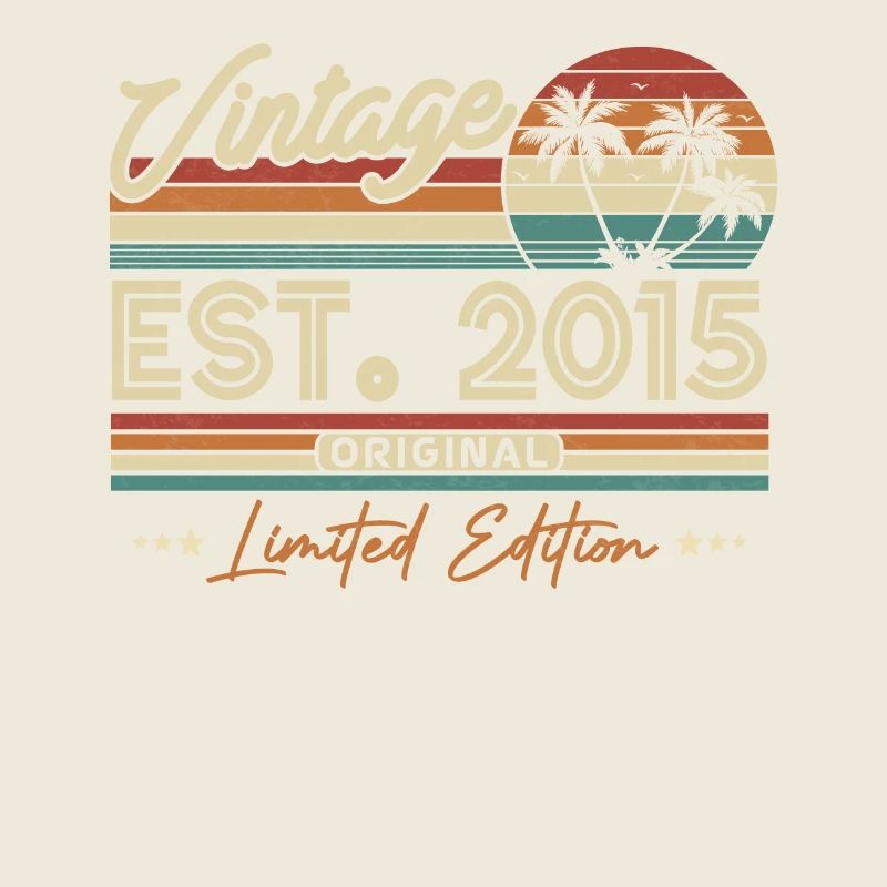 Vintage Birthday Gift 2015