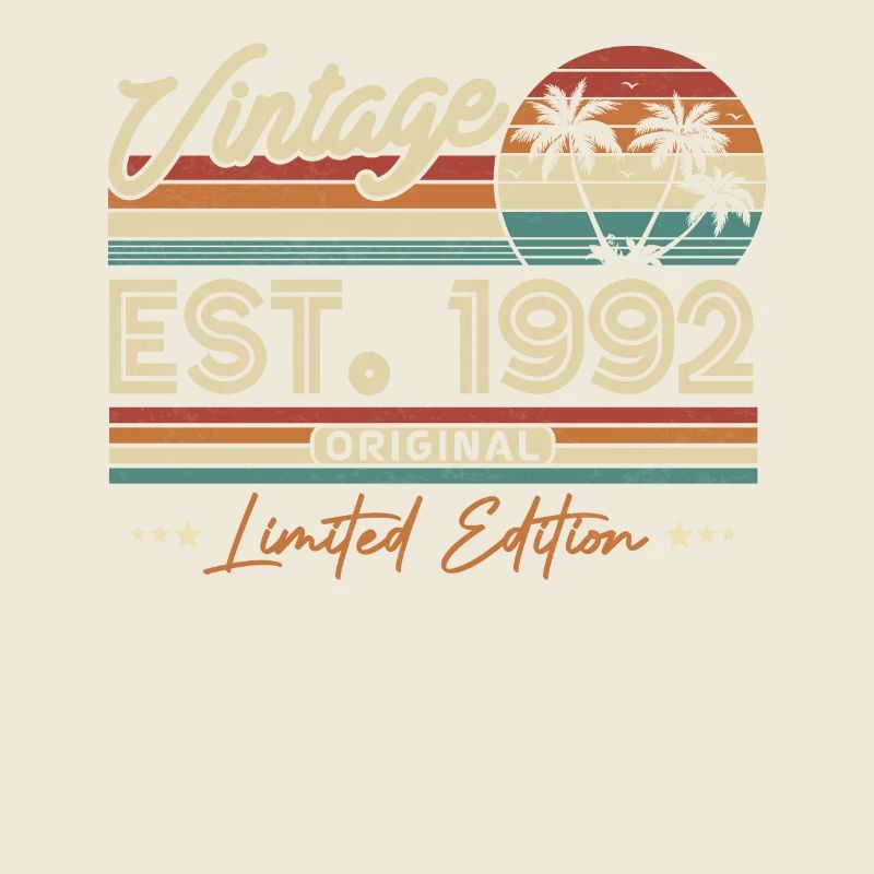 Nostalgia Vintage 1992 Style Rétro