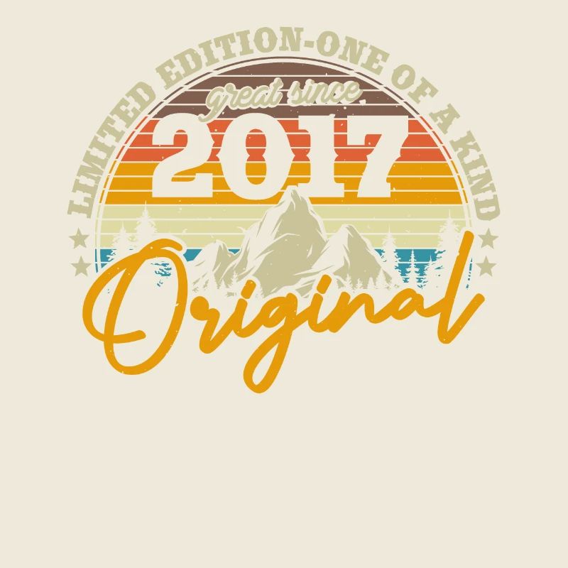 Cadeau nostalgique 2017 6/7 anniversaire