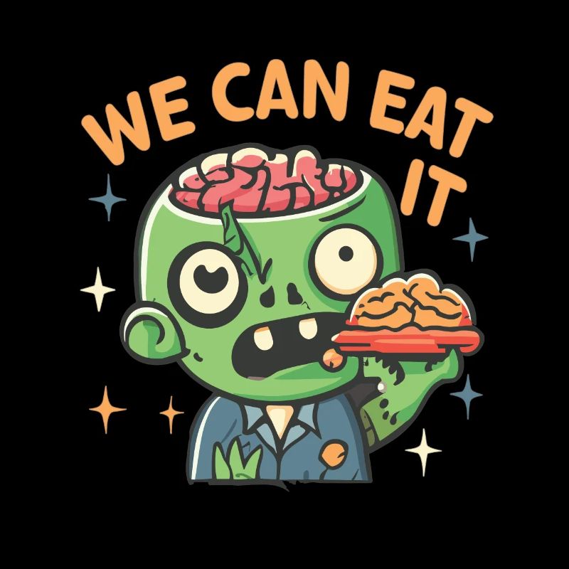 We Can Eat It Zombie Halloween Zombies