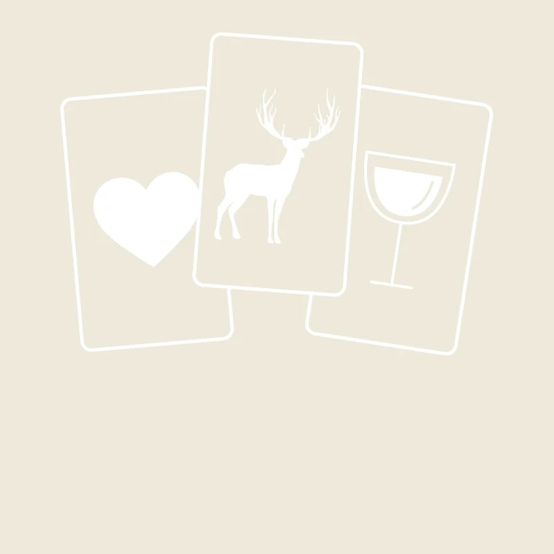 Herz - Wein - Rotwild -