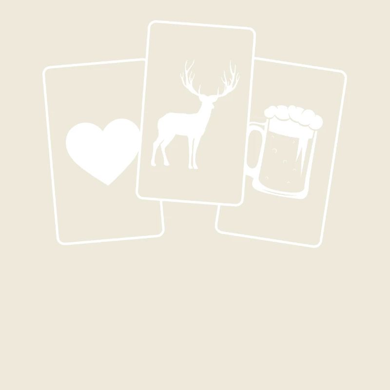 Coeur - Bière - Cerf -