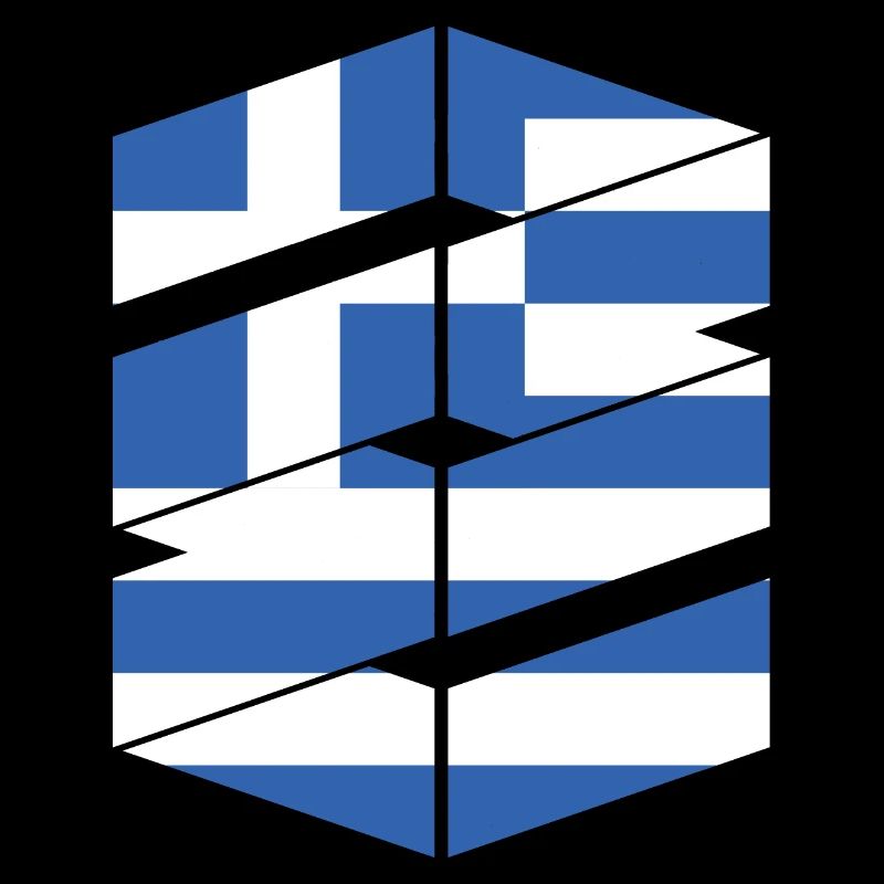Drapeau grec Hellas Athènes drapeau grec