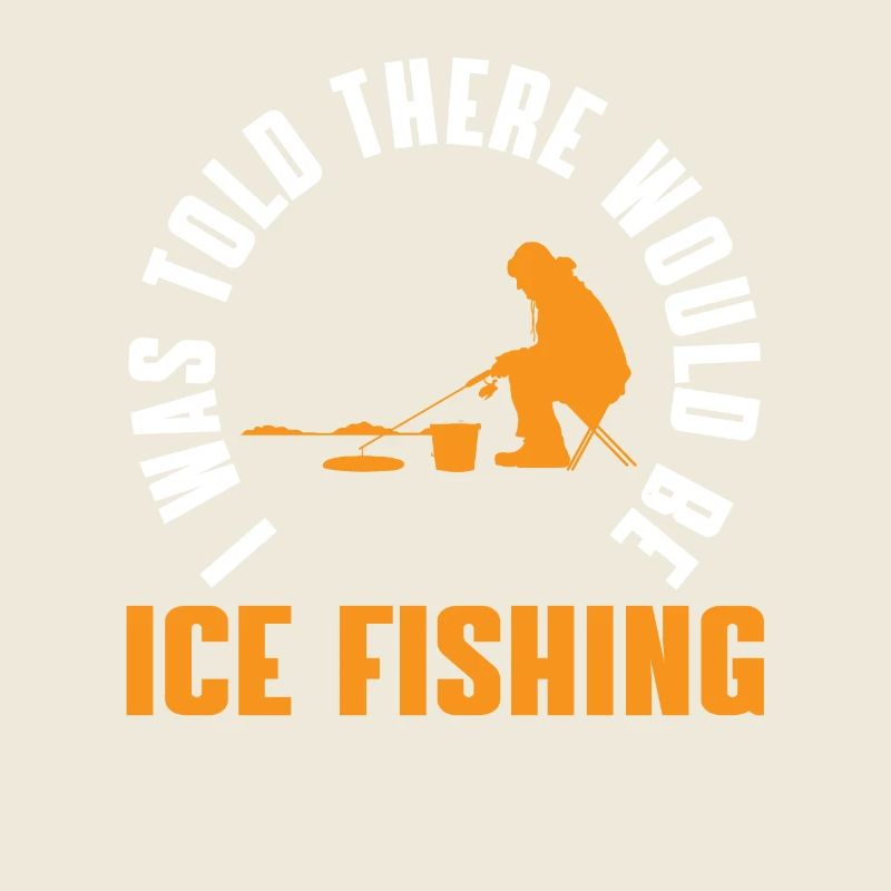 Drôle de cadeau de pêcheur sur glace