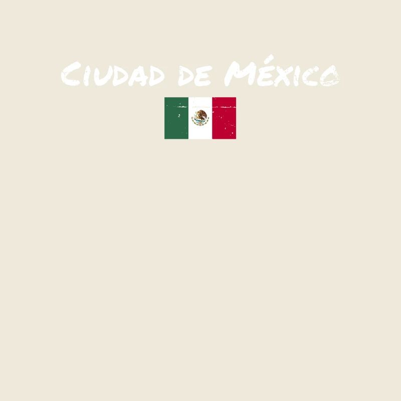 Ciudad De México Vintage Mexico Mexican Flag