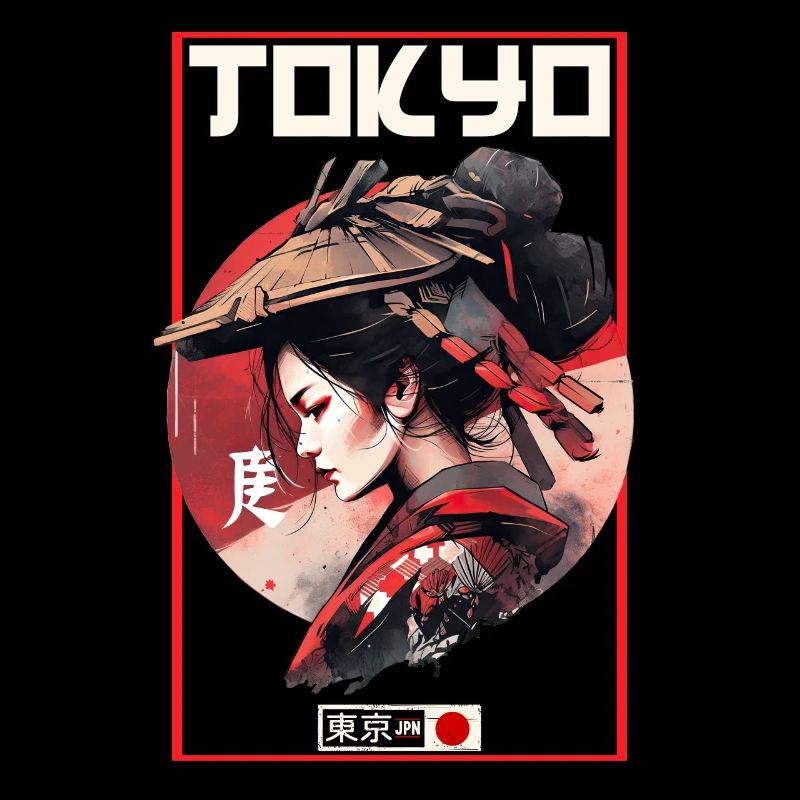 Asie 80s Samouraï Rétro Japonais Samouraï